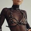 Sexy Lingerie Fetish Leather Bondage Straps Adult Sex Toys Hollowed Out Wearable Bondage Outfit For Couples Passionate Nights