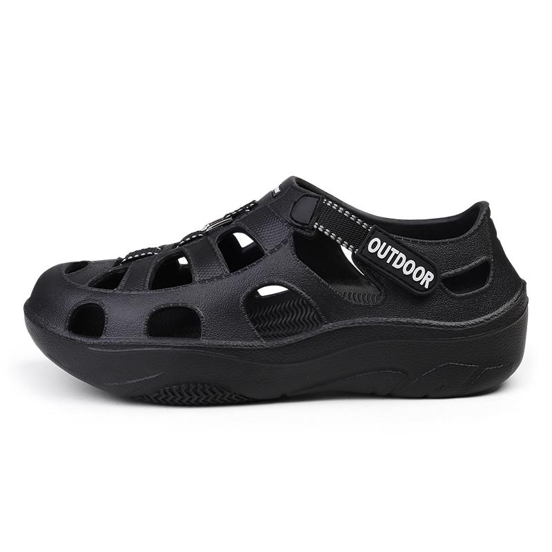 Fashion Men's Wide Toe Shoes New Outdoor Casual Sports Sandals Comfortable and Lightweight Beach Shoes Hollow Garden Shoes Cave Shoes