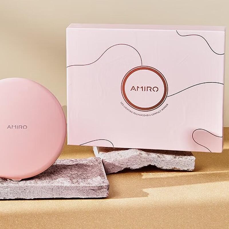 AMIRO Foldable Portable LED Makeup Mirror CN plug (adapter included)