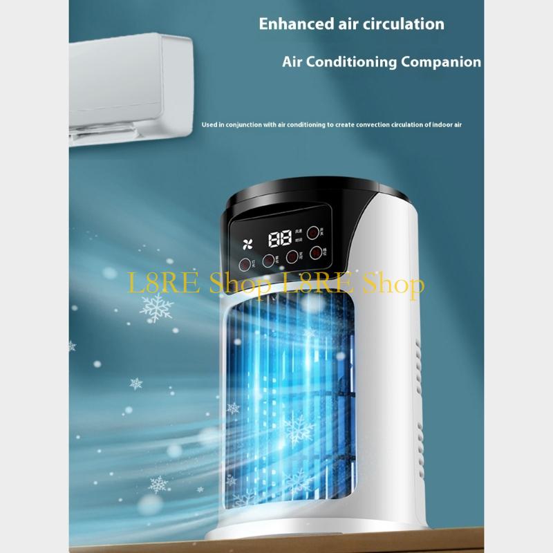 L8RE Portable Air Coolers 300ml Mini Air Conditioner With 6 Speed 6H Timer