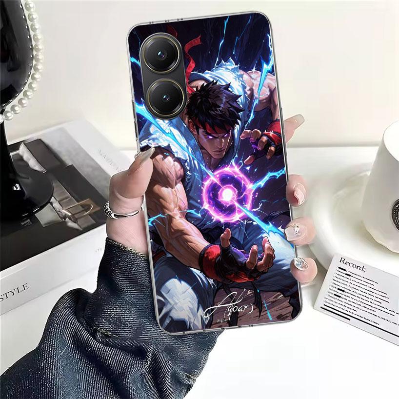 Game S-Street F-FighterS Soft Phone Case For Xiaomi Redmi 15C 15 13C 13 Poco X5 X6 X7 F7 Ultra M7 12C 12 10 10C 9C 9A 9T 9 Funda