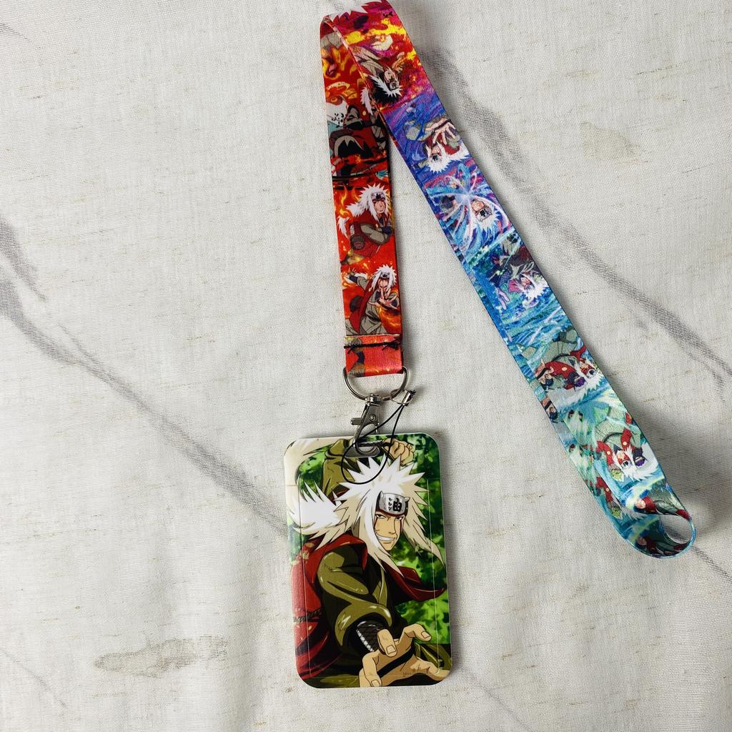Anime Kreslený Držák na Identifikační Kartu Klíčenky Šňůrka na Krk Pro Průkazku Anime Držák na Kreditní Kartu Klíčenka Popruhy