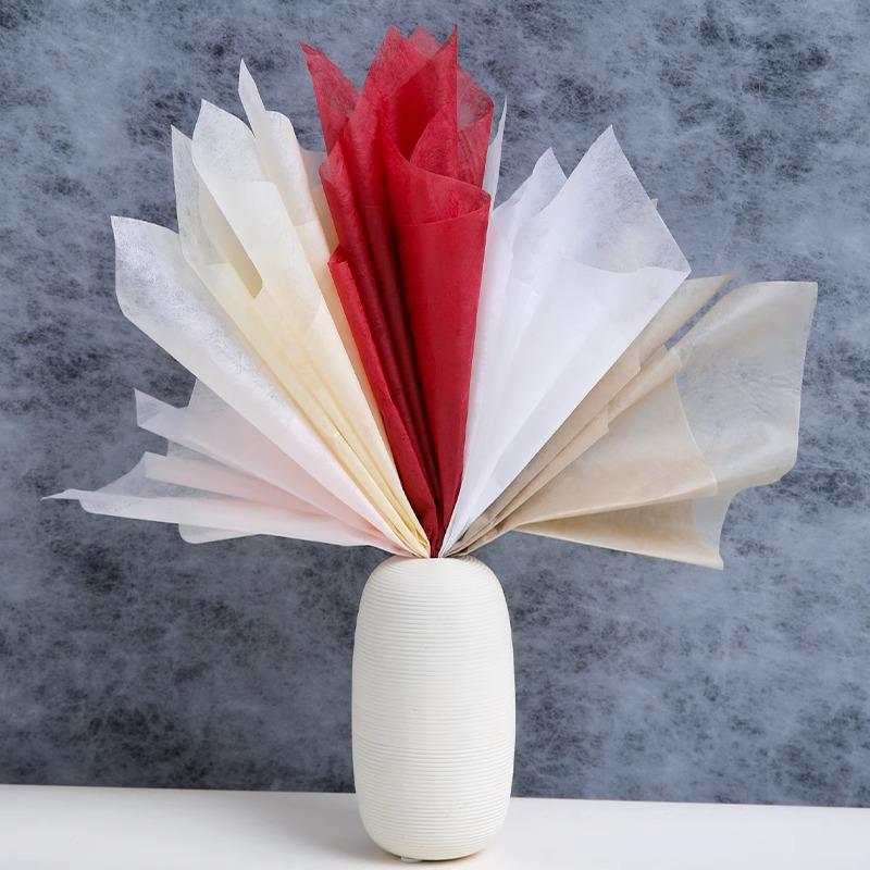 Fresh Flower Milk Cotton Paper for Bouquet Wrapping and DIY Floral Art