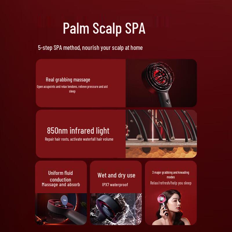 Breo Scalp 3 Smart Scalp Massager Comb