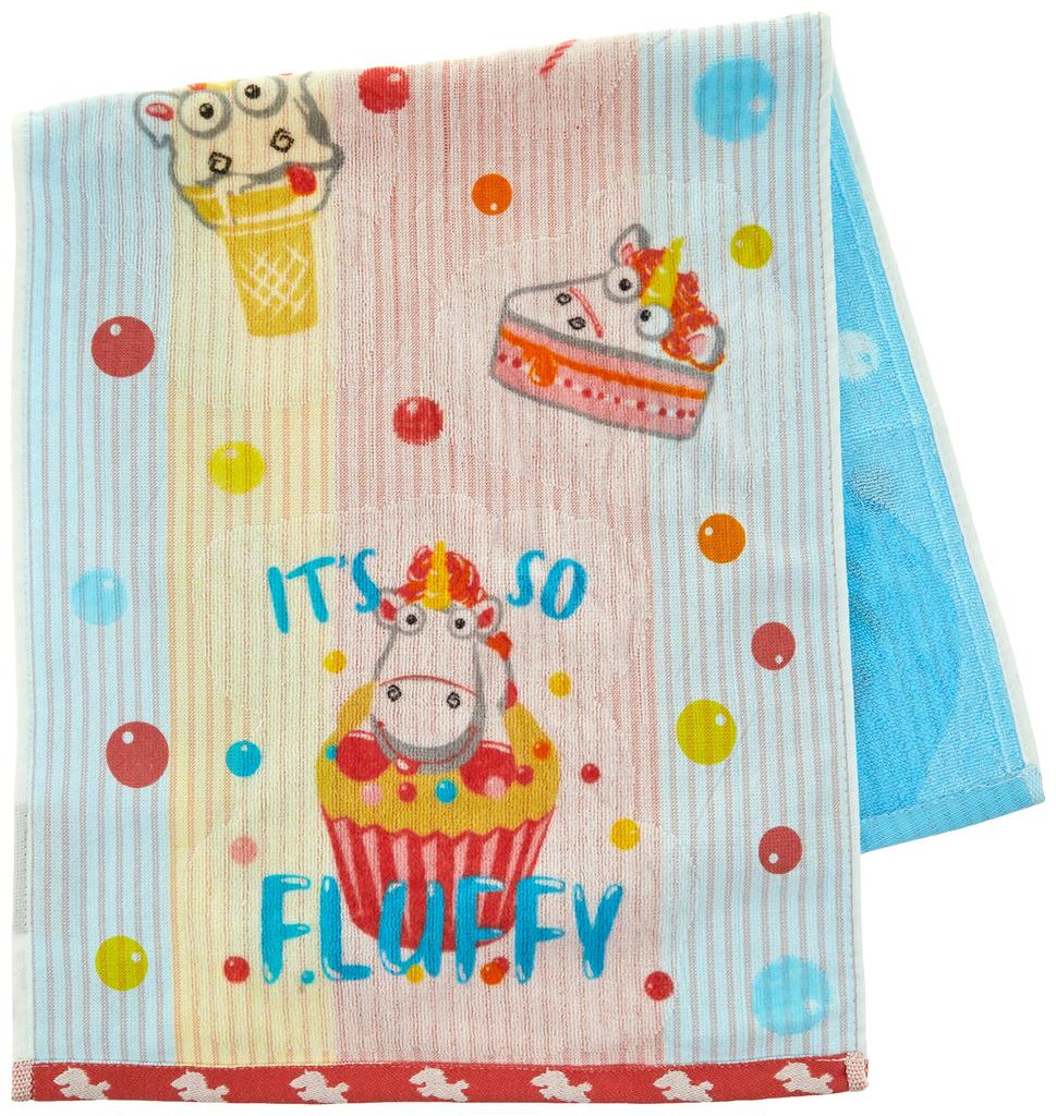 Marushin Minion Face 34 x Fluffy 4805037400 Towel, 80cm, Sweets, 100% Cotton,