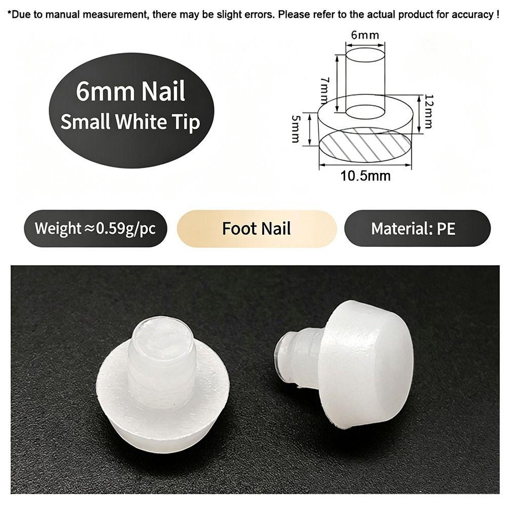 50Pcs with Stem Rubber Grippers Table Spacers for Furniture Hole Push in