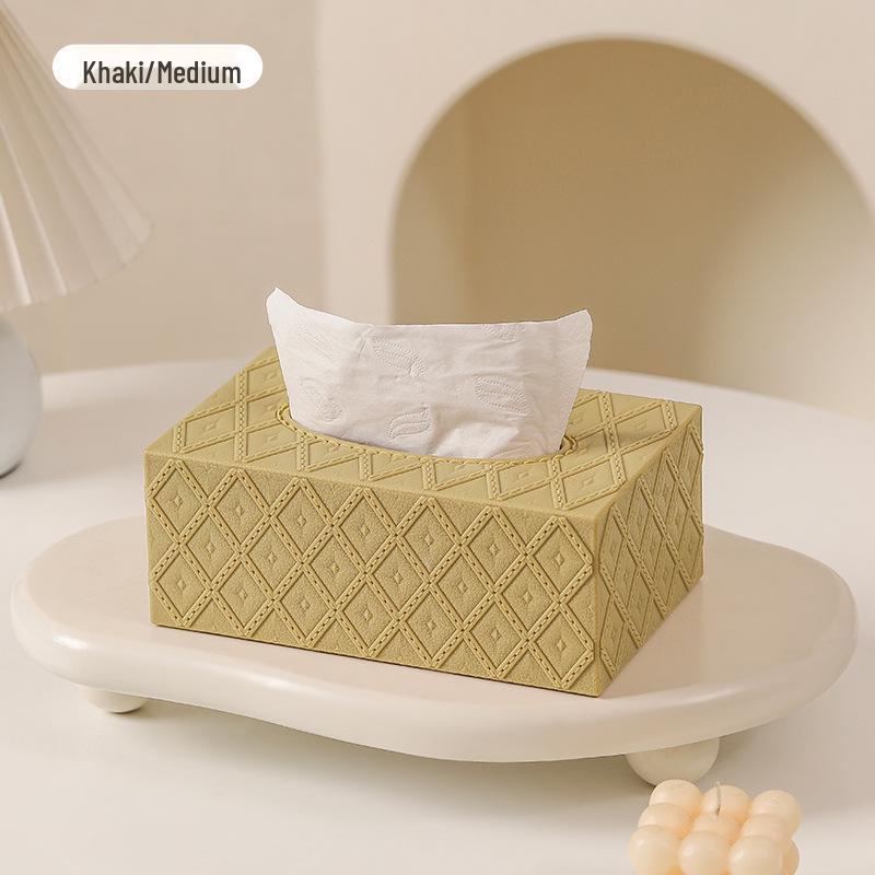 Luxury High-Capacity Tissue Storage Box for Home Use
