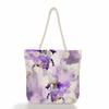 Blumenmuster dicke Seil-Einschulter-Strandtasche 7291 CLE
