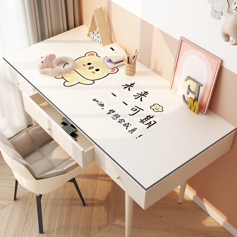 Table Mat Anti Slip High Value  A Touch of Clean Cartoon Cute Girl Hearted Children's Study Table Mat