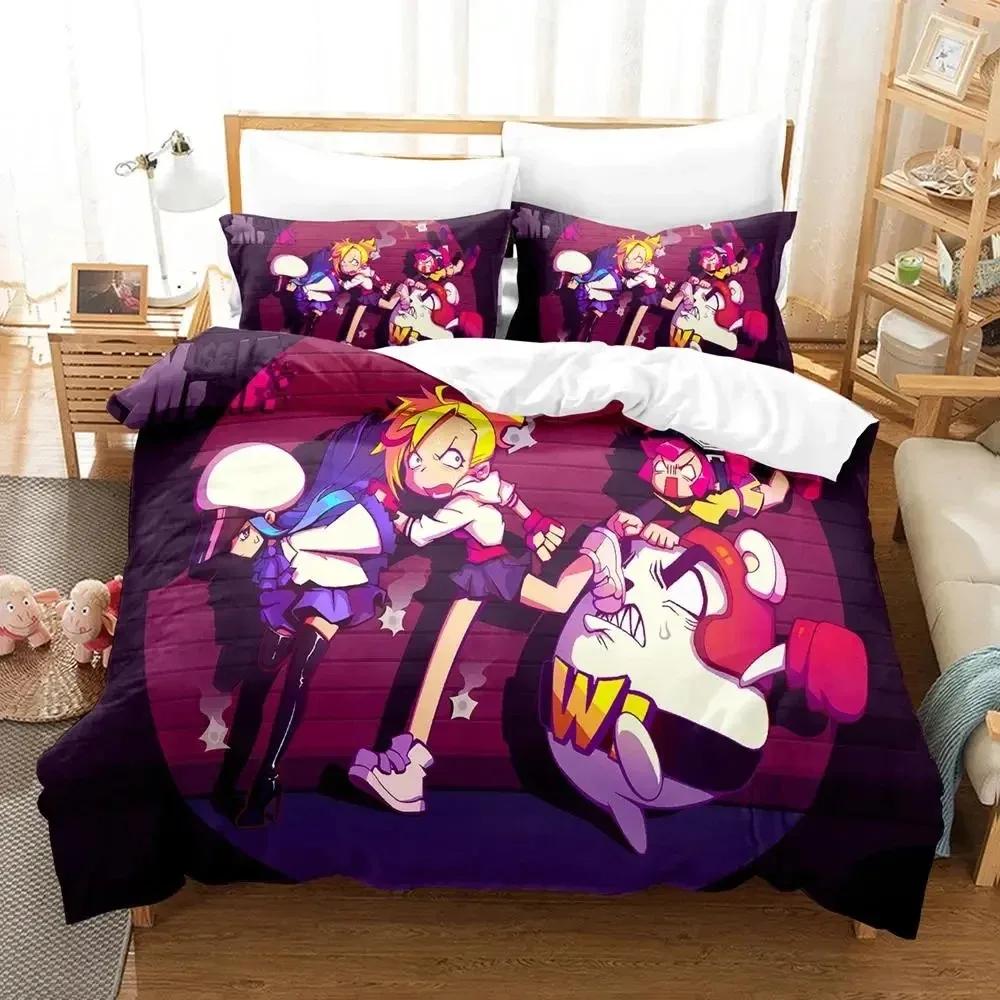 Comforter Anime Muse Dash Game Bedding Set Bed Set Comforter King Queen Size Boys Adult Bedding Set