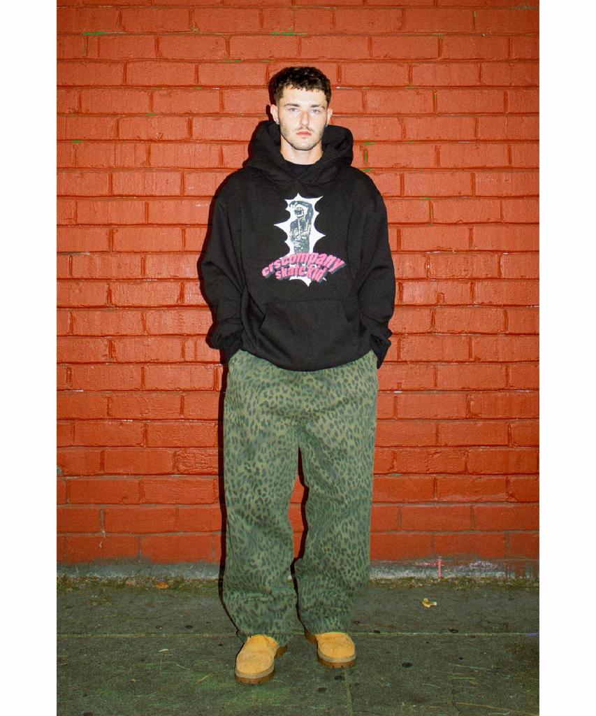Ialeseuko Leopard Baggy Trousers_Khaki