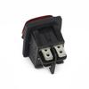 Rectangle Rocker Switch Red Waterproof 20A DPST IP67 Illuminated
