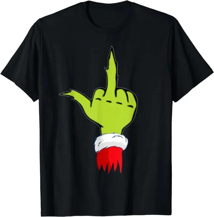 2025 Mischievous Holiday Cheer Anti-Christmas T-Shirt with A Funny & Naughty Twist Graphic Custom Printed Women Men T-shirt