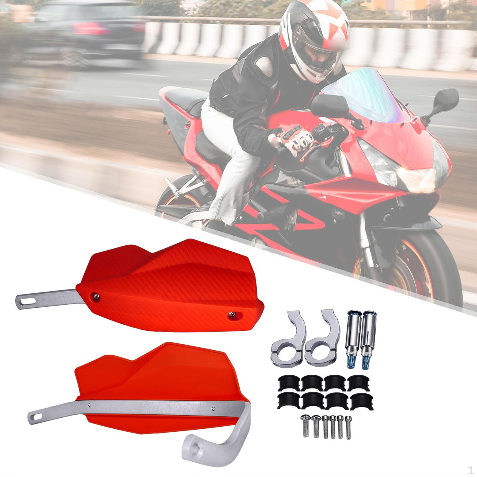 

2 шт мотоциклетные защитные щитки для рук защитные компоненты защита снаряжение защитные щитки для рук ветрозащита для красный