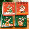 Cute Christmas 2026 Desk Calendar Cartoon Portable Schedule Planner Coil Binding Daily Planner Office School Supplies
