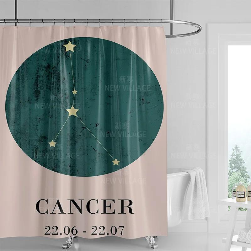 Perdea de duș graffiti geometric abstractă vânt minimal nordic țesătură impermeabilă perdea de baie perdea de duș 180x200