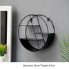 Living Room Wall Shelf Bedroom Room Iron Circular Wall Storage Decorative Wall Hanging Rack Home Living Room Wall Storage Shelf