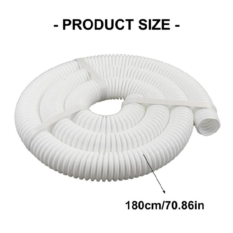 Pool and Spa Hose Pool Pump Replacement Pool Filter Hose Filter Assembly Plastic Texture Perfect for Sand Filter Setups