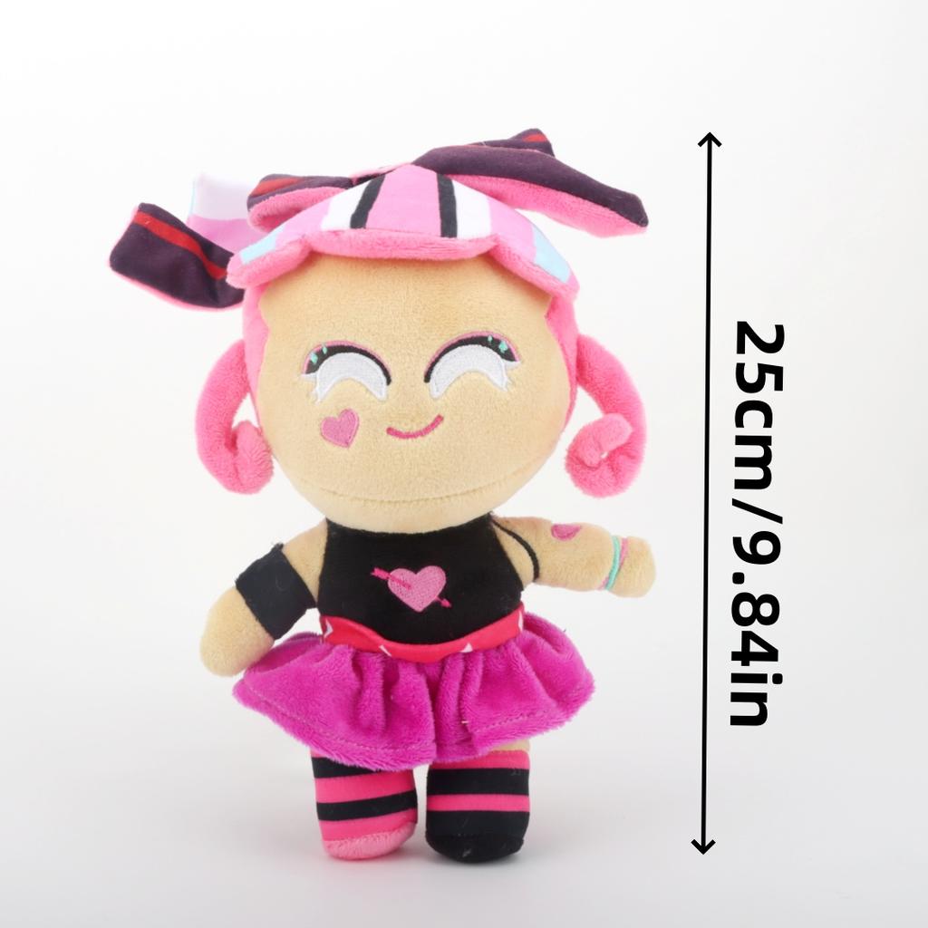 25cm New Shadow Milk Cookie Plush Toy Game Peripheral Doll Cute Cartoon Game Cookie Run Kingdom Kid Birthday Xmas Gifts Home Dec