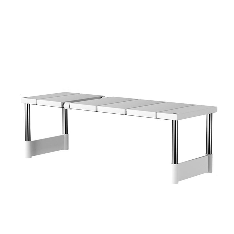 1 Stainless Steel Expandable Kitchen Sink Storage Rack Cabinet Storage Multi-layer Multifunctional Internal Layered Storage Rack