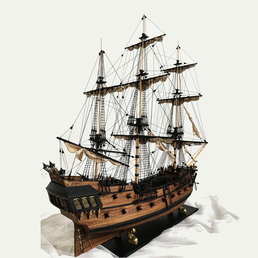 32inch Black Pearl Boat Ship Assembly Model Diy Sailing Boat Home Decoration Explorer Buy At A Low Prices On Joom E Commerce Platform