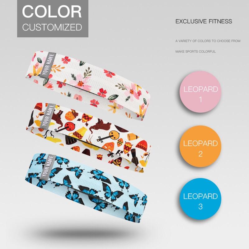 YETFUL High Quality Home Gym Women Exercise Latex Elastic Workout Fitness Hip Booty Fabric Bande Resistance Sport