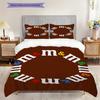 MMs Celebrates Confetti Bedding(1 * duvet cover + 2 * pillowcase, without core) Duvet cover and pillowcase Christmas birthday gift