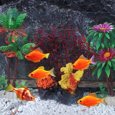 Resin Aquarium Coral Reef Ornaments Handicraft Colorful Fish Tank Landscape Decoration Simulated Creative Aquatic Plants Gift