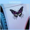 Skeleton Halloween Creative Butterfly Pattern Paste Decor Sticker Car For