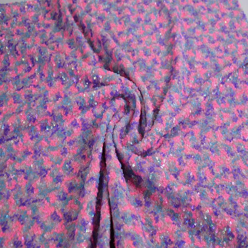 26 Colors 3mm High-Density Glitter Sequin Fabric Christmas Wedding Decoration Dress Handbag Accessories Trimming Cloth Material