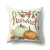Thanksgiving Pillowcase Blessing Maple Leaf Pumpkin Sofa Cushion Cover Office Home Living Room Pillowcase