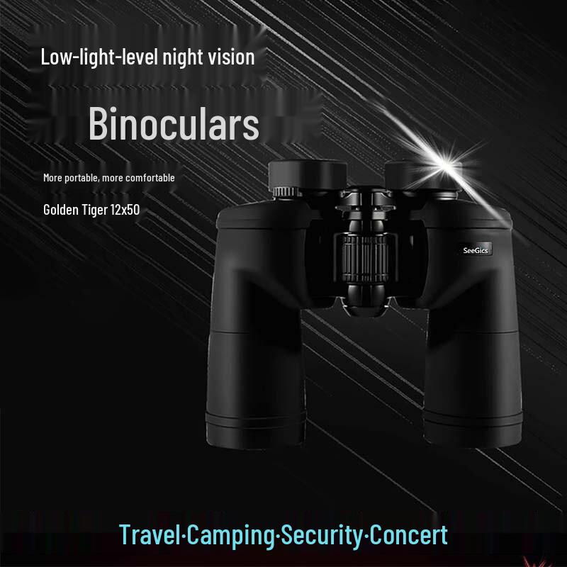 SEEGICS Golden Tiger 10x50 Low Light Binoculars