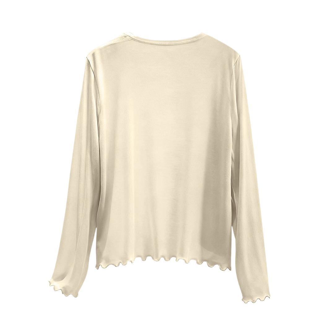 Women's Loose And Comfortable Long Sleeve Short Cardigan Vest Lightweight Outerwear