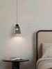 Minimalist Nordic LED Copper Pendant Light Bedroom Bedside Hanging Light Dining Room Resturant Glass Decor Pendant Lamp Lustre