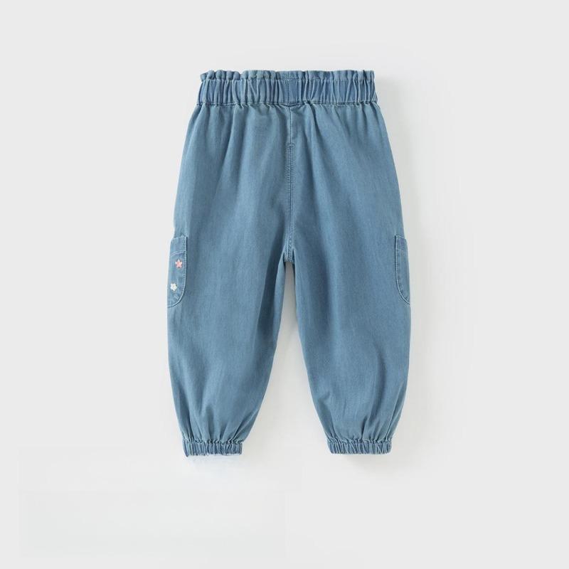 David Bella Girls' Cowboy Pants Spring Clothes Baby Cotton Pants Children's Western Lantern Pants