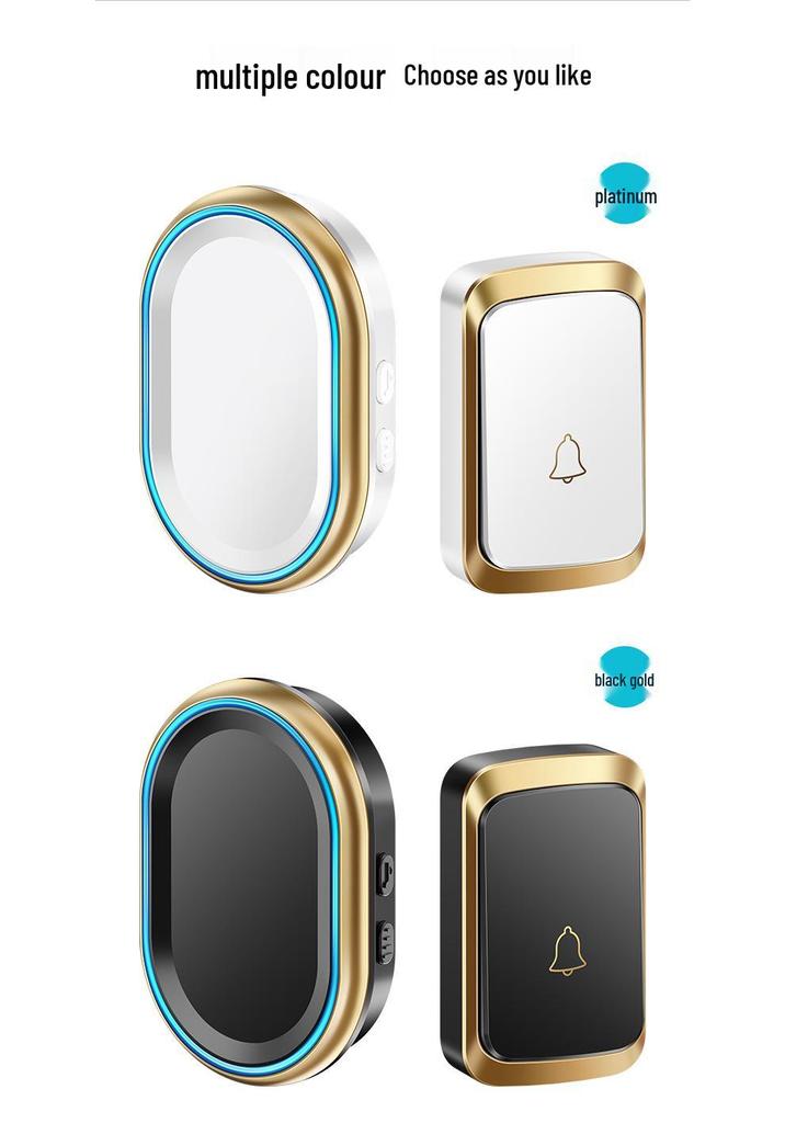 Smart Waterproof Wireless Doorbell with Ultra-Long Range and Ding-Dong Caller, Ideal for Home and Elderly Use