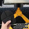 Car Lift Jack Stand Pads Support Pinch Black Rubber Slotted Floor Pad 2types Universal Rubber Jack Pad Frame Rail Adapte Tools