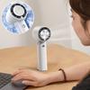 Handheld Fan Strong Airflow Compact Design Portable USB Rechargeable Battery Operated 3 Speeds Cooling Fan Air Cooler