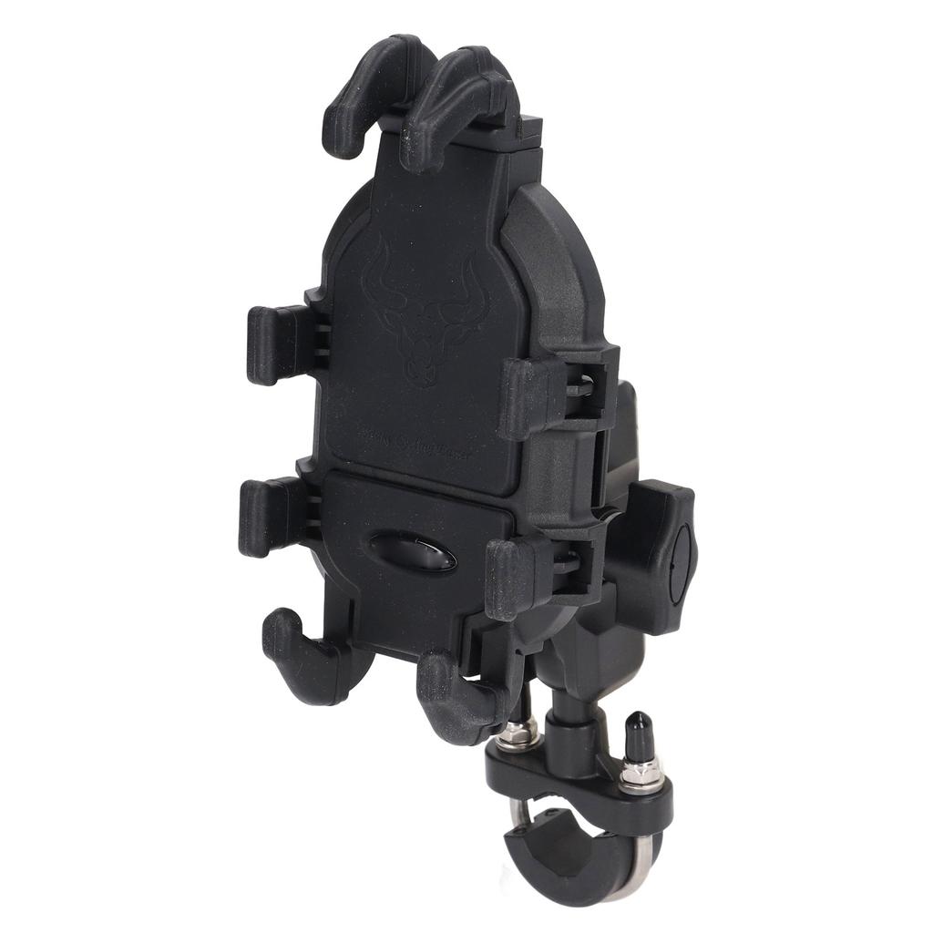 Bike Mobile Phone Holder U Shape Aluminum Alloy Shock Absorption Cycling Accessory for Electric Bike Motorbike Handlebar