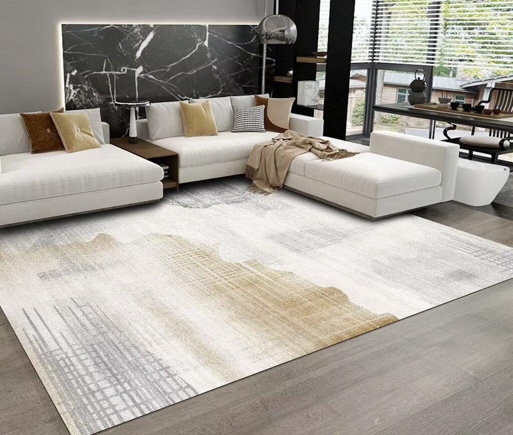 Modern Abstract Living Room Decoration Carpet Simple 200x300 Lounge Rugs Soft Anti-slip Dirt-resistant Bedside Mat Easy Cleaning