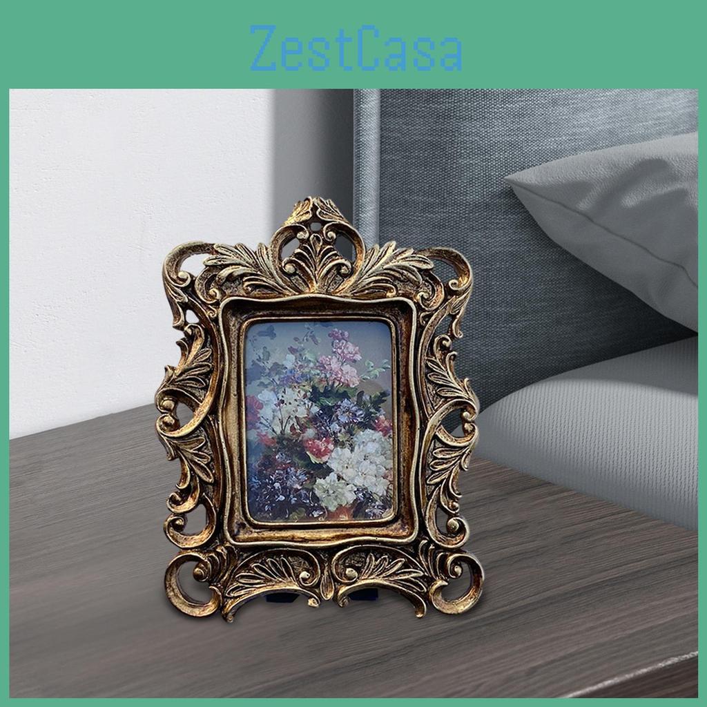 Photo Frame Baroque Picture Vintage European Style Gallery Art Holder For Hallway