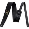 Japanese Leather Guitar Strap Ken Signature, Black