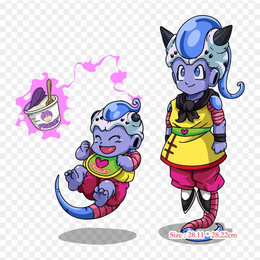 

Нашивки для сумки для одежды, термонаклейки с утюгом на термонаклейках Frieza Majin Buu Goku, моющиеся теплопередачи