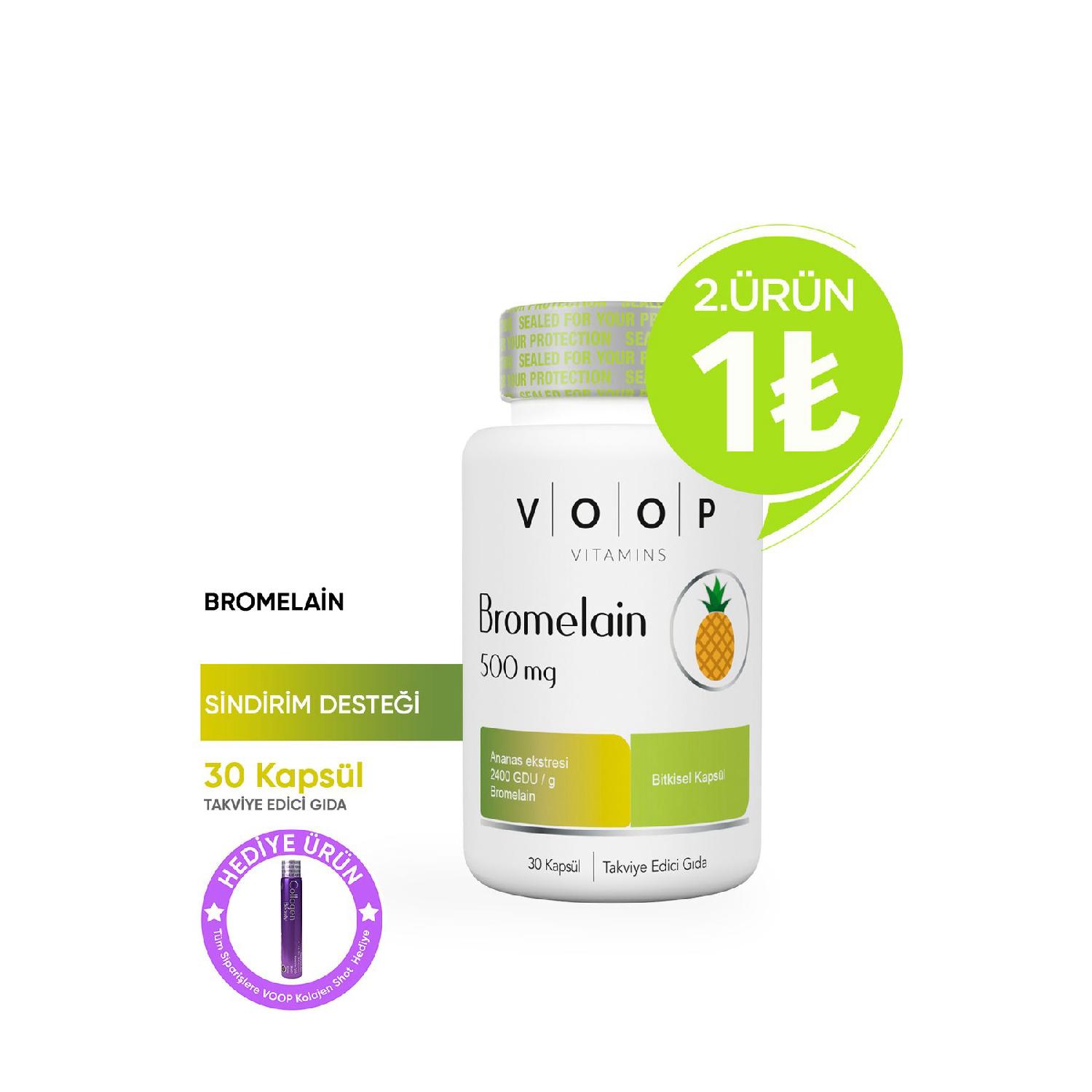 

Bromelain - 500 Mg | 30 Herbal - Vegan Capsule