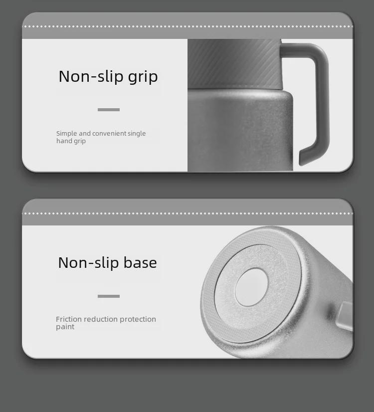 High-Grade Titanium Insulated Teapot, 1500ml, Stylish Design for Old White Tea Brewing