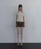 Unessin Jacquard Cowl-Neck Top_Ivory