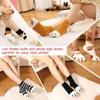 1-20Pairs Cute Cat Paw Floor Socks Coral Velvet Thickened Fleece Mid-calf Socks Warm Indoor Socks for Women Fall Winter Wear