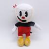 25cm Game Cuphead Plush Toy Mugman Soft Plushie Toy Anime Cartoon Stuffed Dolls Toys for Children Kids Birthday Christmas Gifts