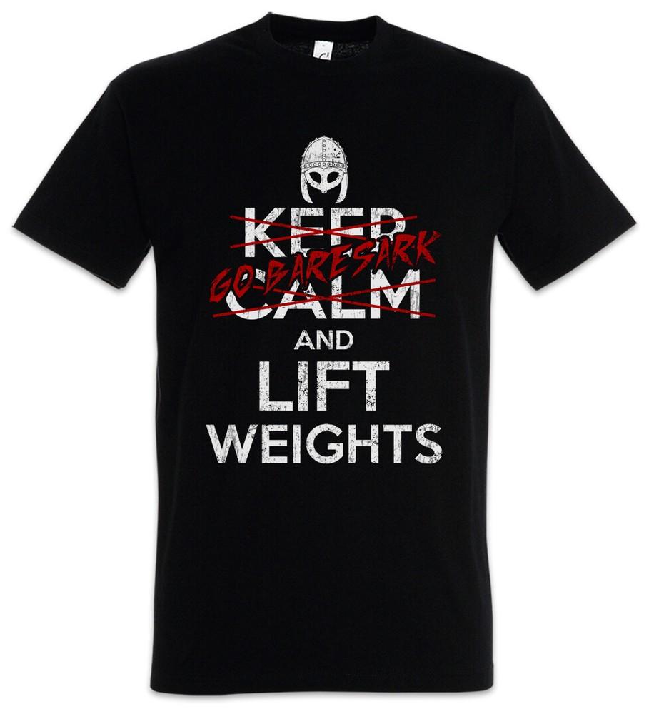 

Go Baresark And Lift Weights T Shirt Viking Vikings Valhall Sports Weightlifting 4XL