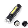 Portable  + COB LED Tactical Flashlight, 3 Modes Zoomable Torch Lamp, USB Rechargeable Flash Work Light With Tail Magnet